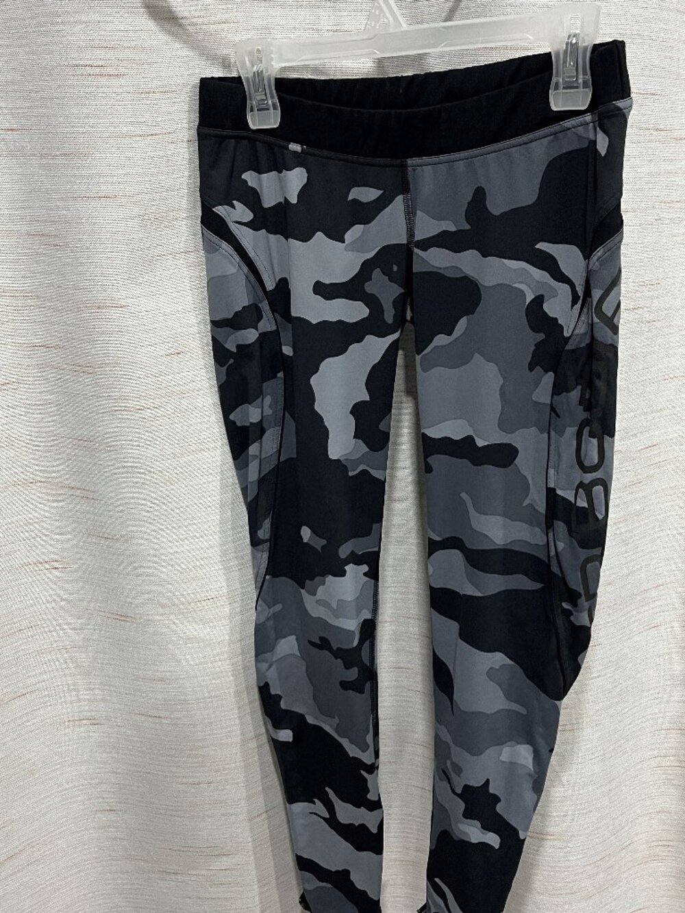 Women's Camo Black & Grey Large Leggings New With Tags Better Bodies (107)